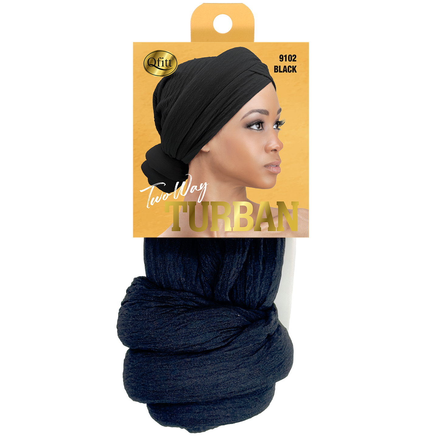 TWO WAY TURBAN [BLACK]