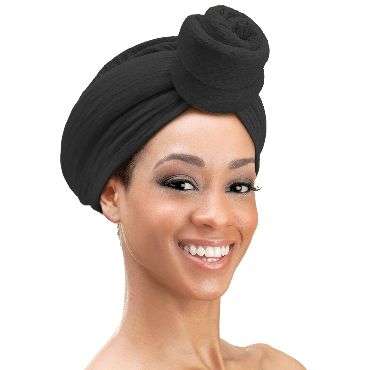 TWO WAY TURBAN [BLACK]