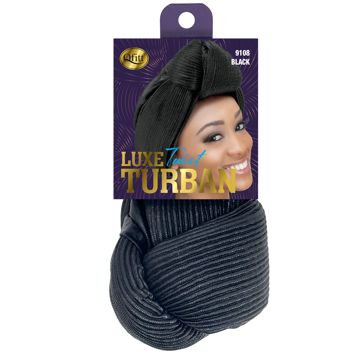 LUXE TWIST WRAP [BLACK]