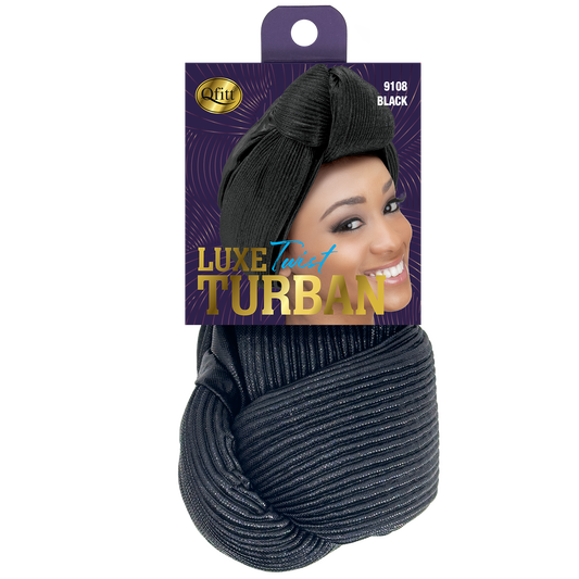 LUXE TWIST WRAP [BLACK]