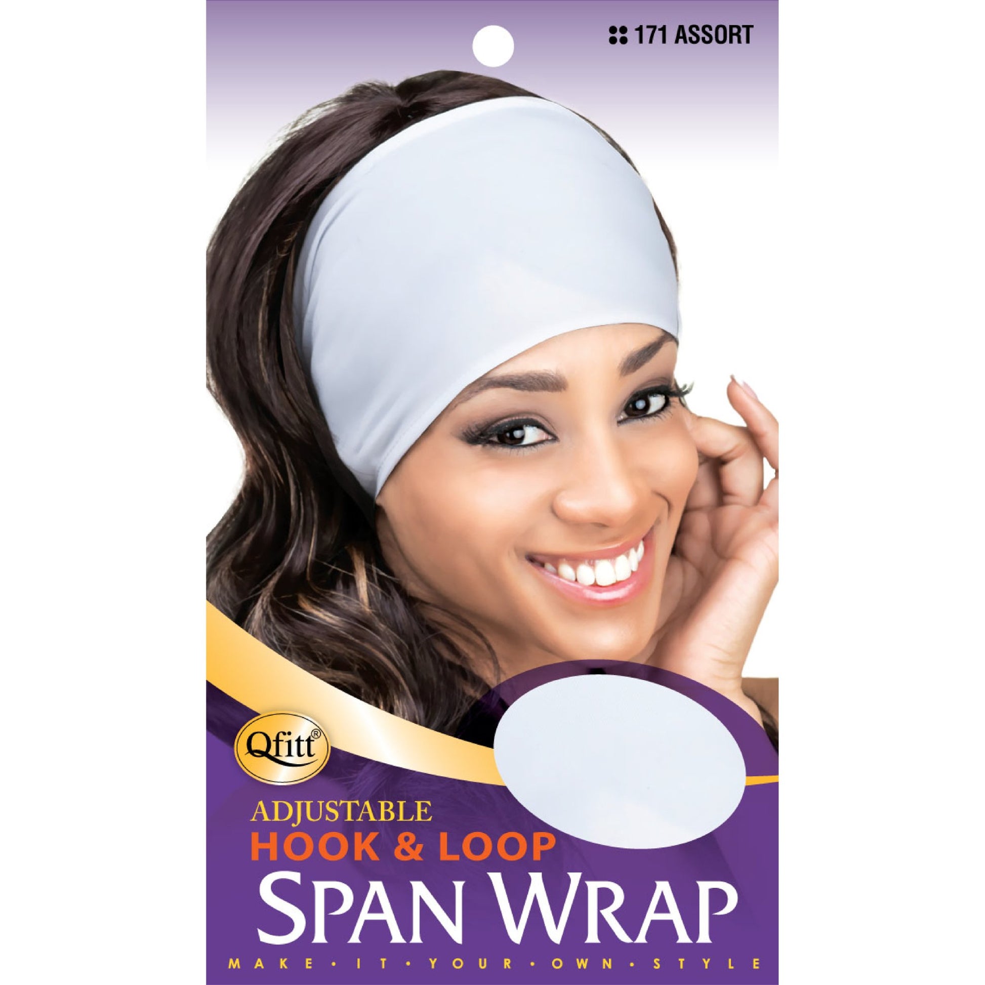 ADJUSTABLE HOOK & LOOP SPANDEX WRAP - 171