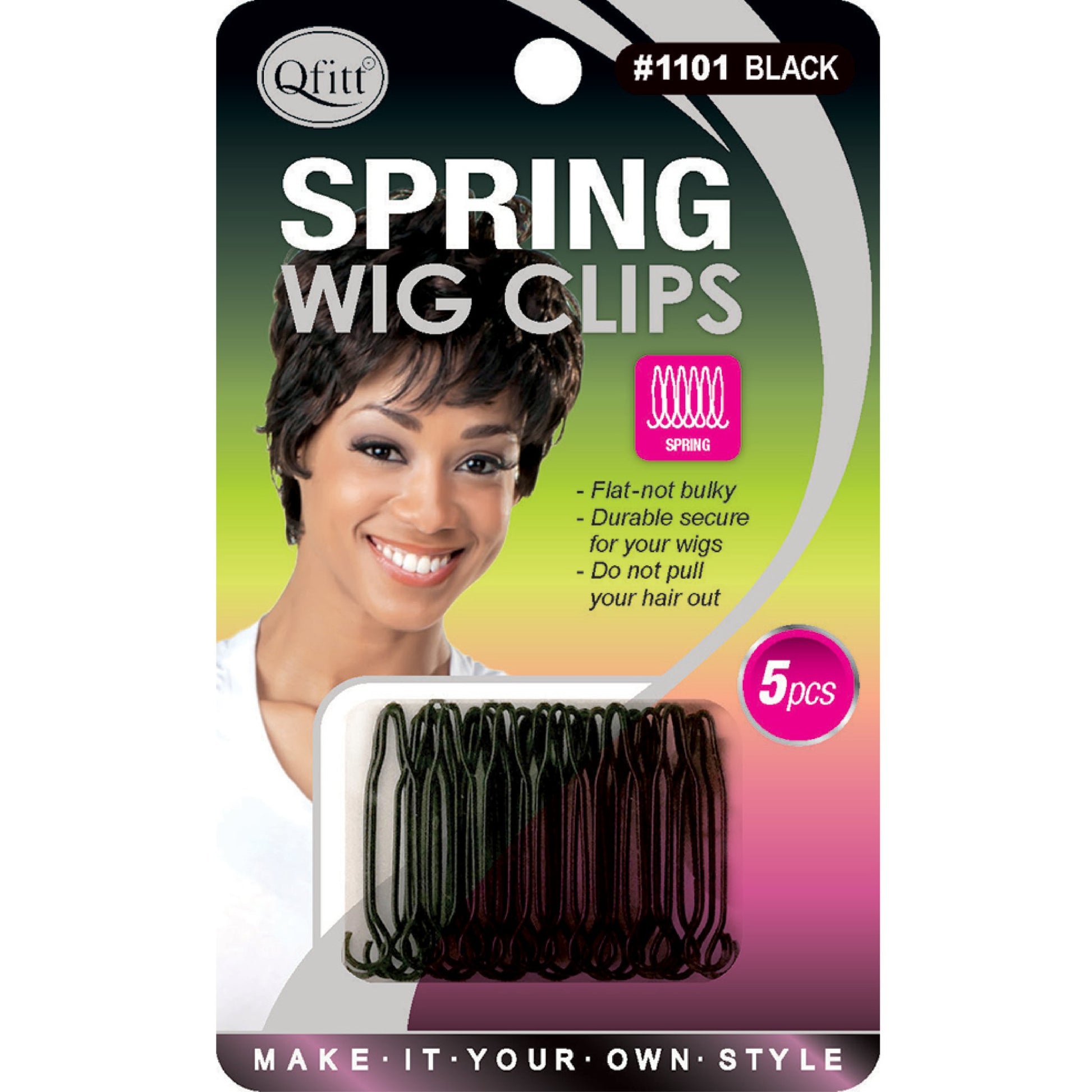 BLISTER SPRING WIG CLIPS - 1101