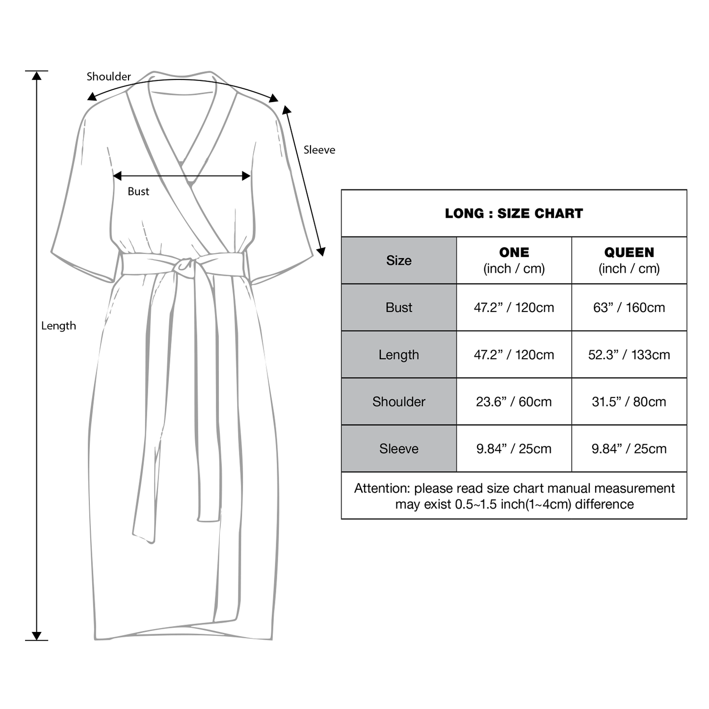 LUX ROBE LONG [BLACK]