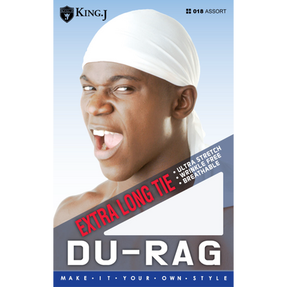 (Extra-Long) Tie Du-Rag - 12 pcs set