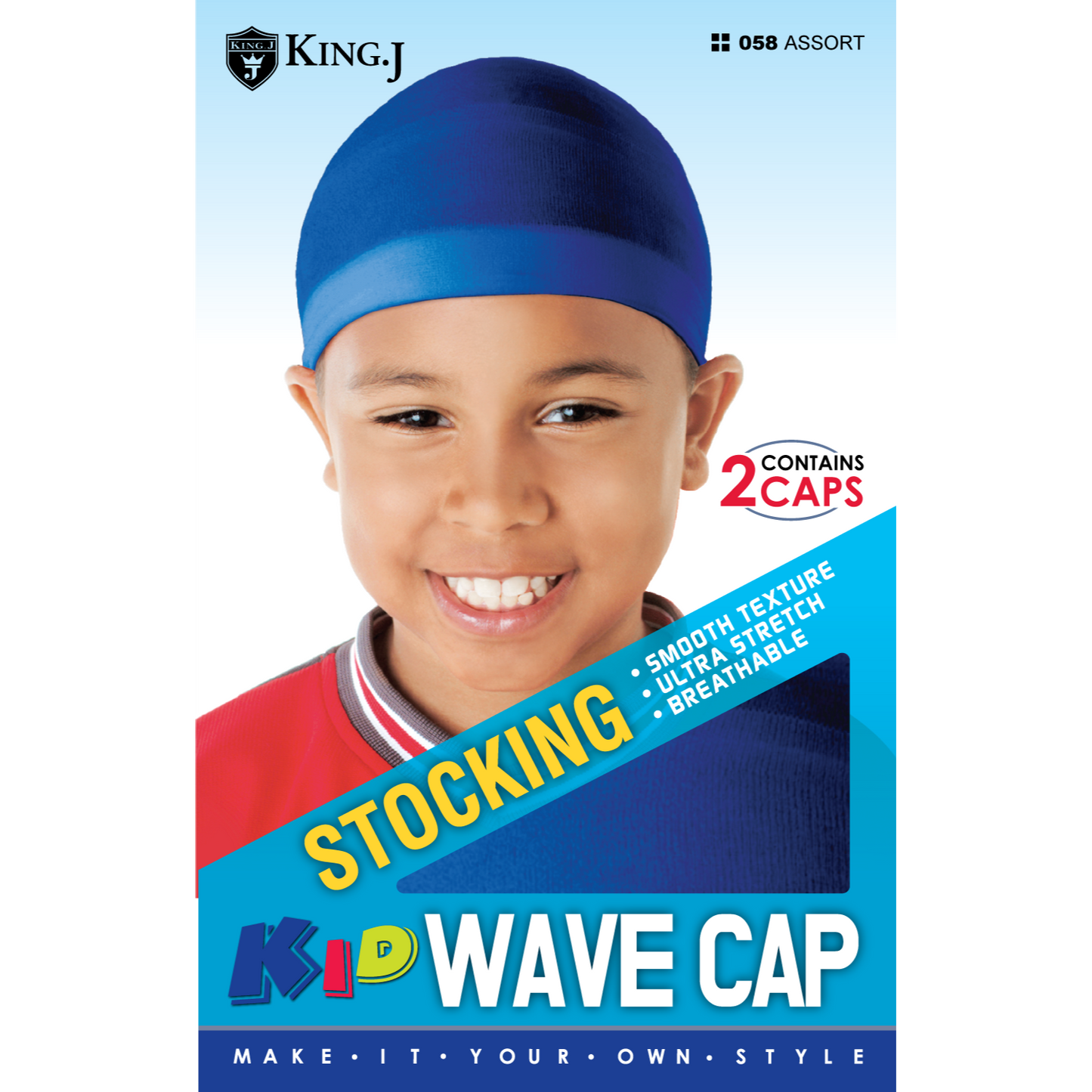 KIDS STOCKING WAVE CAP
