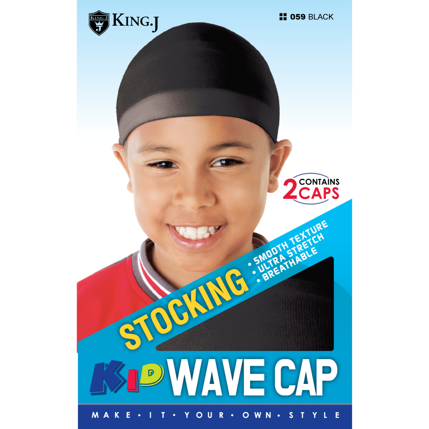 KIDS STOCKING WAVE CAP