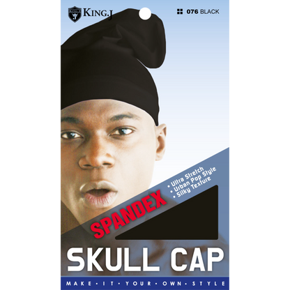 SPANDEX SKULL CAP [BLACK]