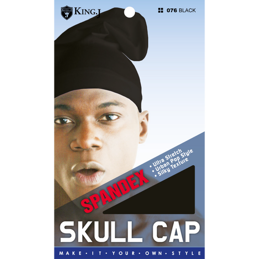 SPANDEX SKULL CAP [BLACK]