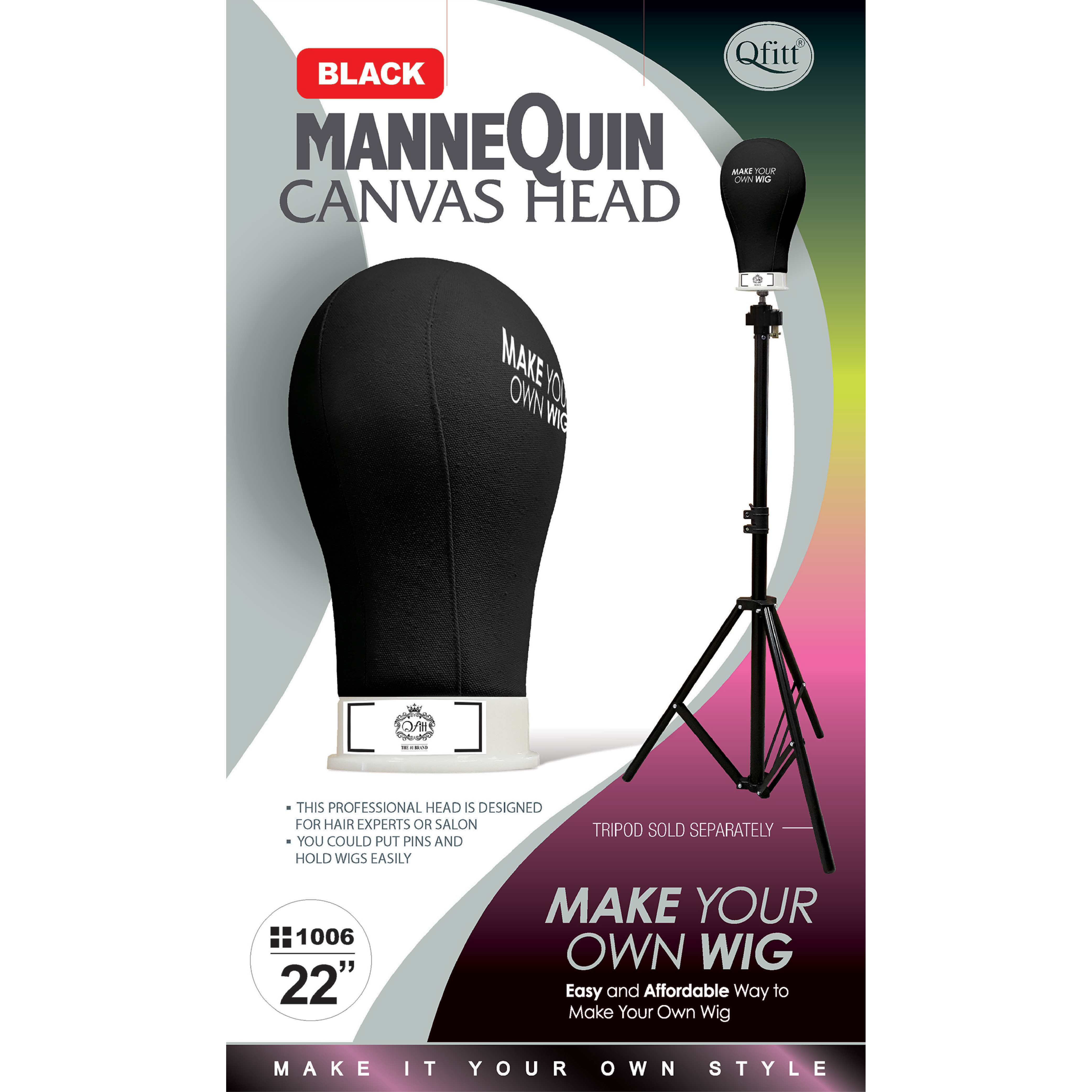Wig Head 23 Wig Stand Tripod with Mannequin Head,Wig Head Stand Canvas  Head