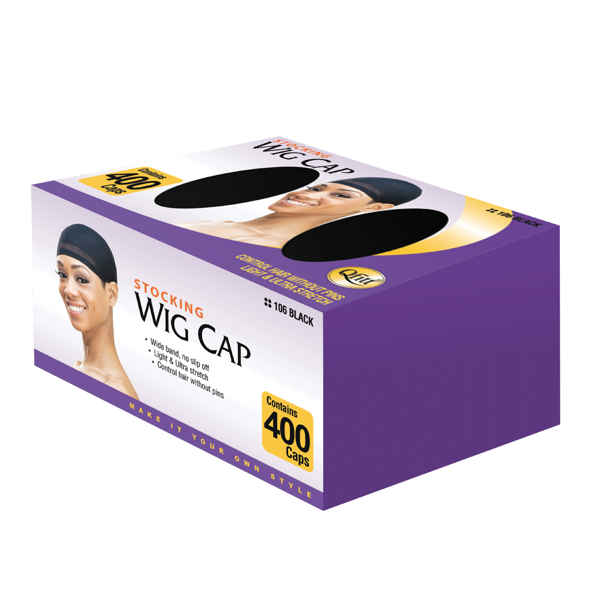 BULK STOCKING WIG CAP 400PCS Qfitt