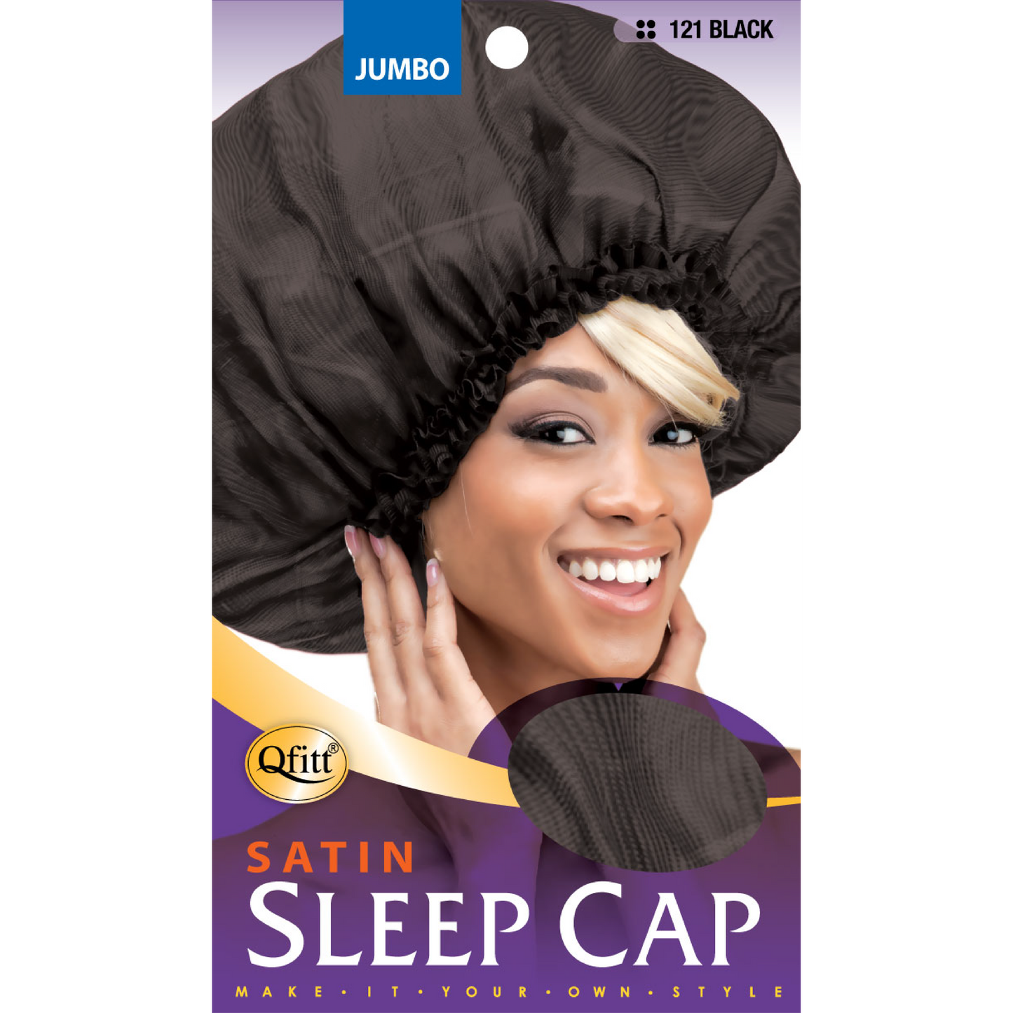JUMBO SATIN SLEEP CAP