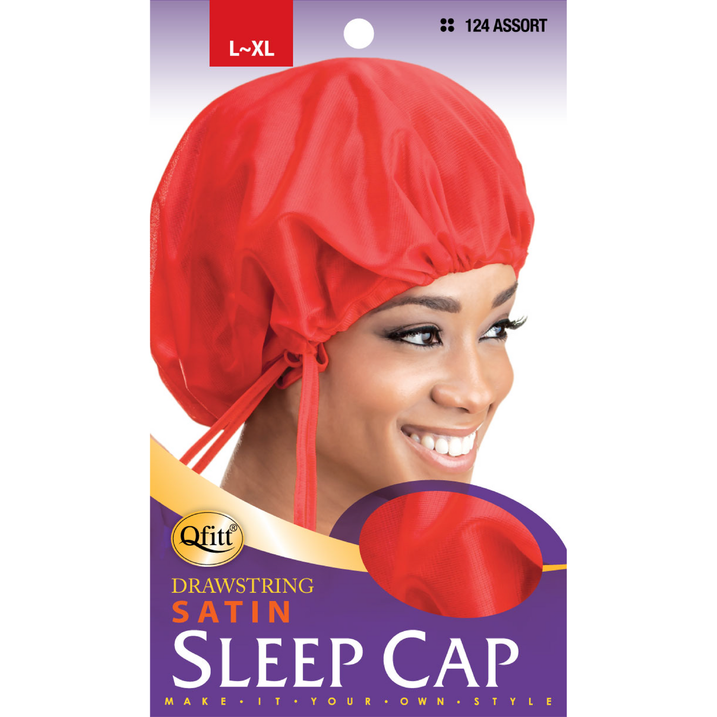 DRAWSTRING SLEEP CAP