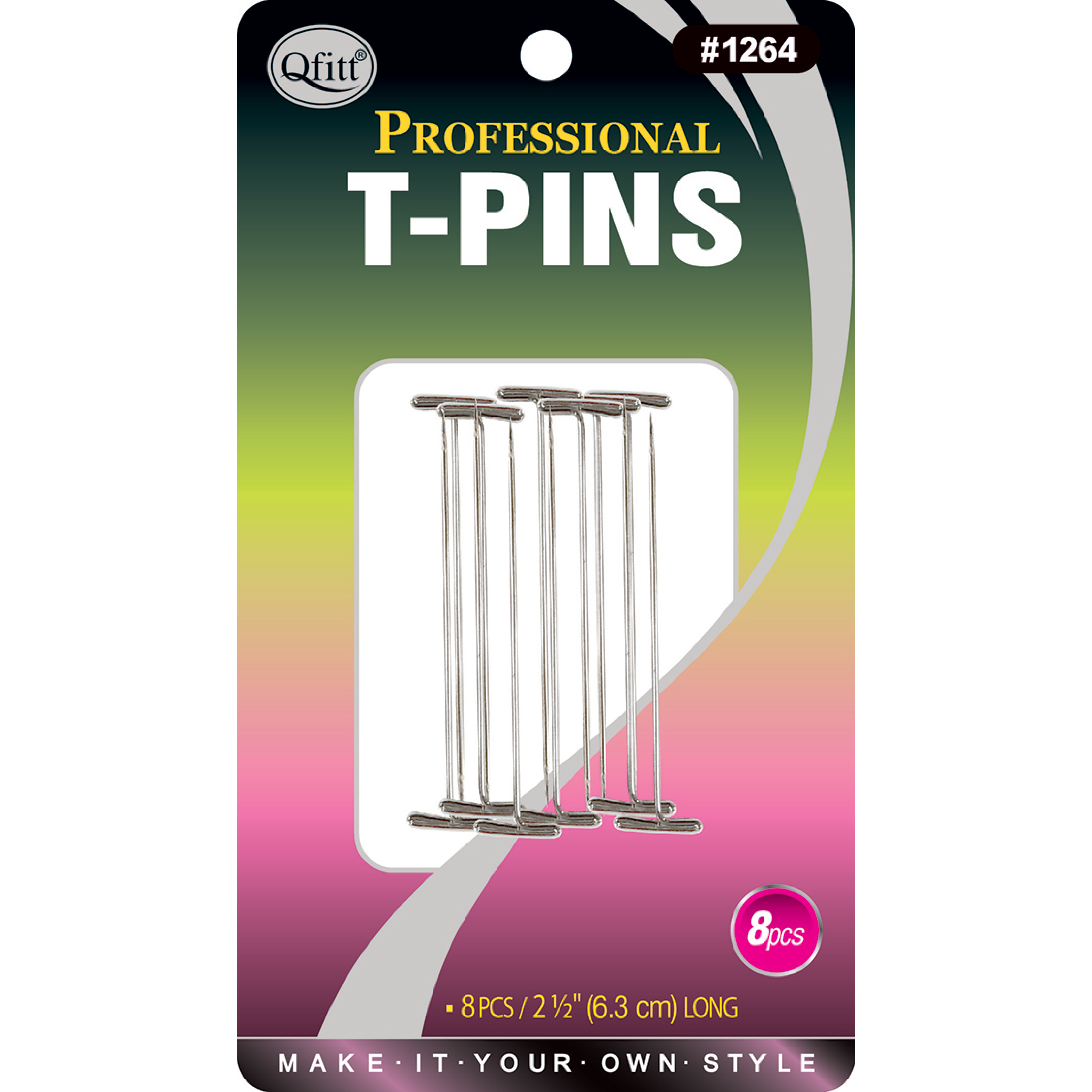 BLISTER T-PINS - 8PCS