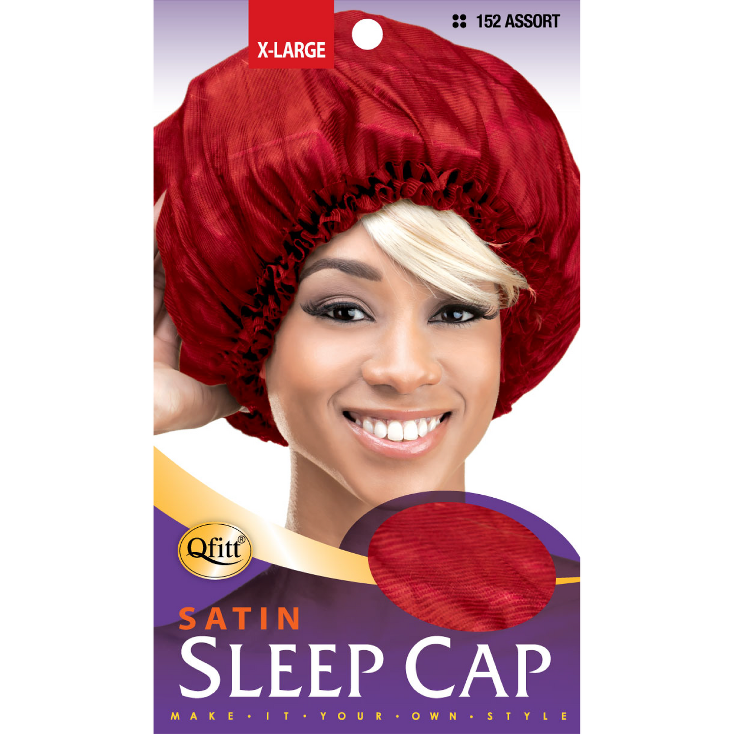 X-LARGE SATIN SLEEP CAP