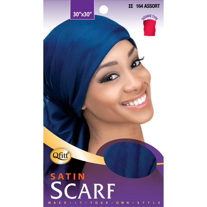 Satin Scarf - 12 pcs set