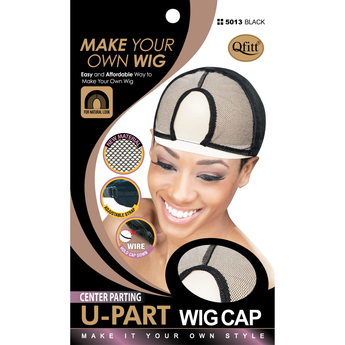 U-PART WIG CAP – Qfitt