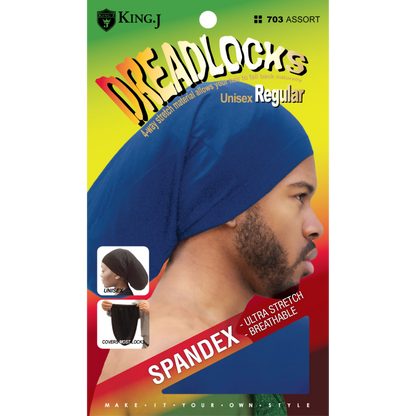 REGULAR SPANDEX DREADLOCKS CAP [ASSORT-12 PIECES SET]