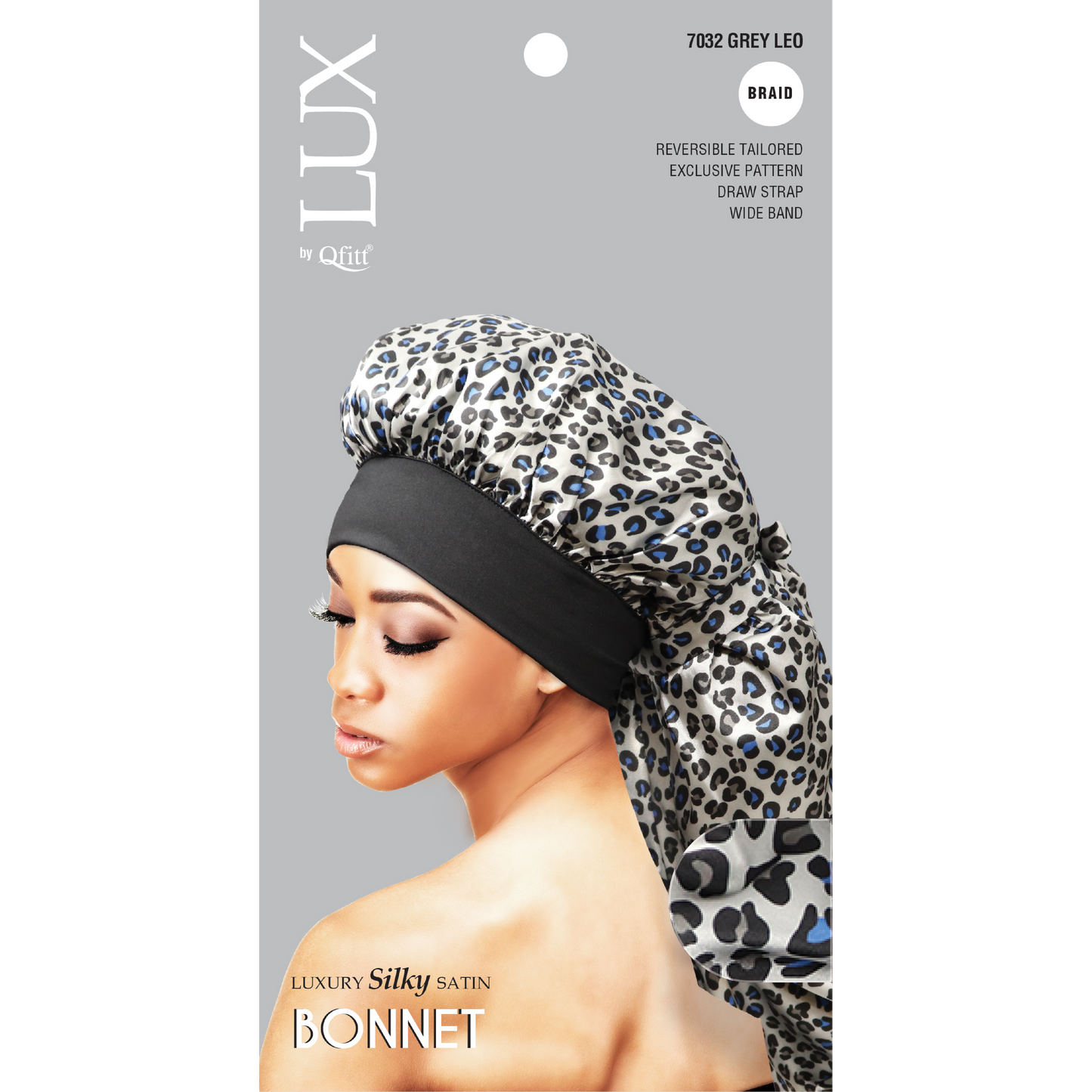 BRAID LUXURY SILKY SATIN BONNET - PATTERN