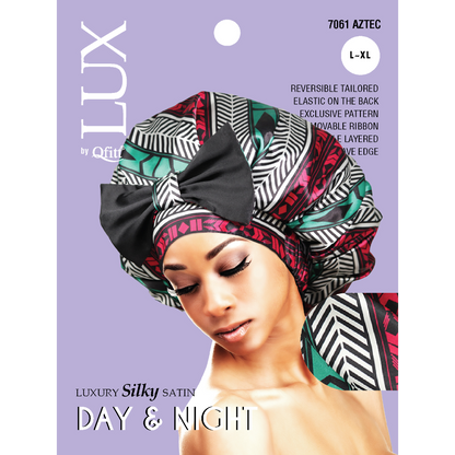 (X-Large) Luxury Silky Satin Day & Night - Pattern - 6 pcs set