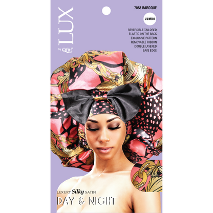 (Jumbo) Luxury Silky Satin Day & Night - Pattern - 6 pcs set