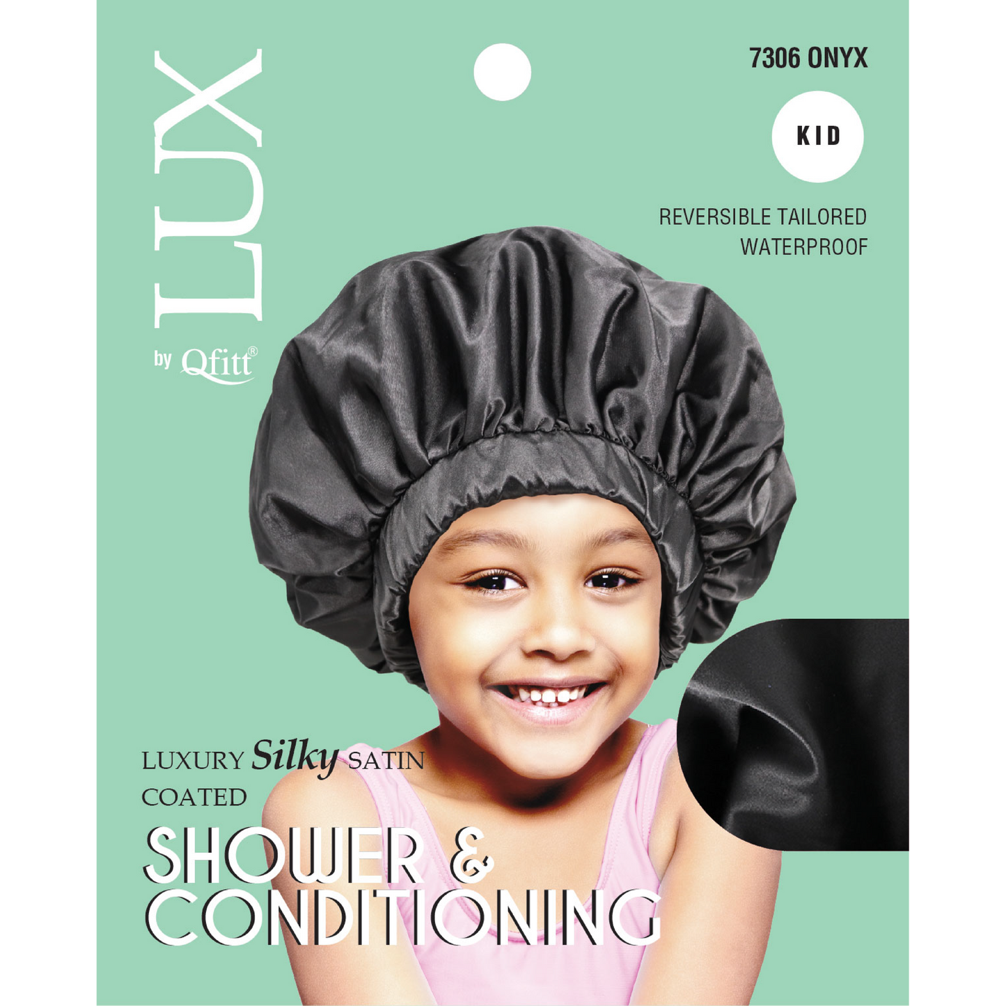 KIDS LUXURY SILKY SATIN COATED SHOWER & CONDITIONING - SOLID
