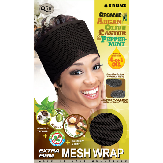 EXTRA FIRM ORGANIC MESH WRAP [BLACK]