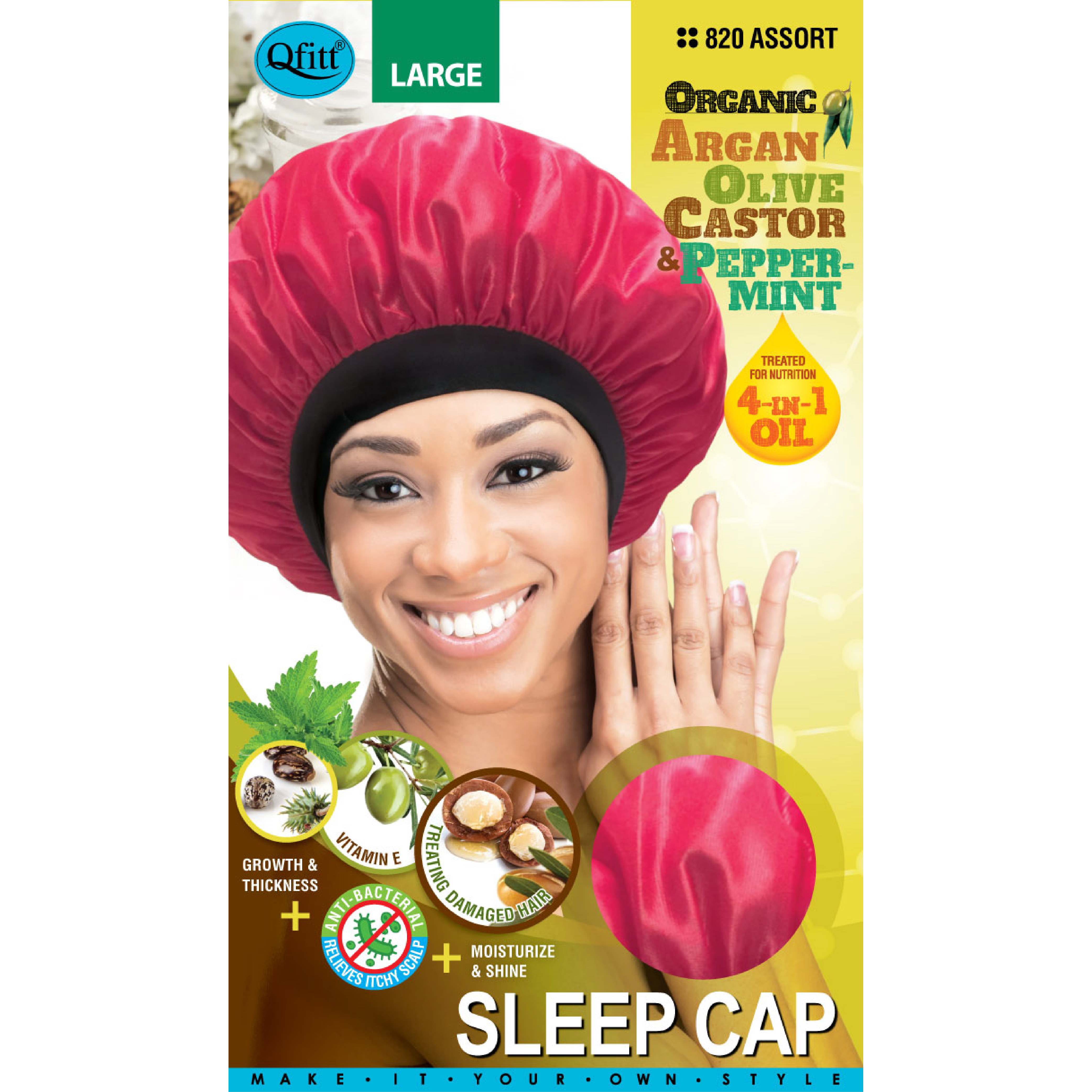 LARGE ORGANIC SLEEP CAP Qfitt