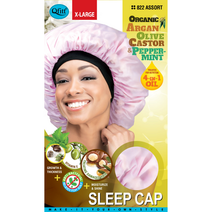 (X-Large) Organic Sleep Cap - 12 pcs set