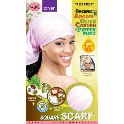 Organic Square Scarf - 12 pcs set