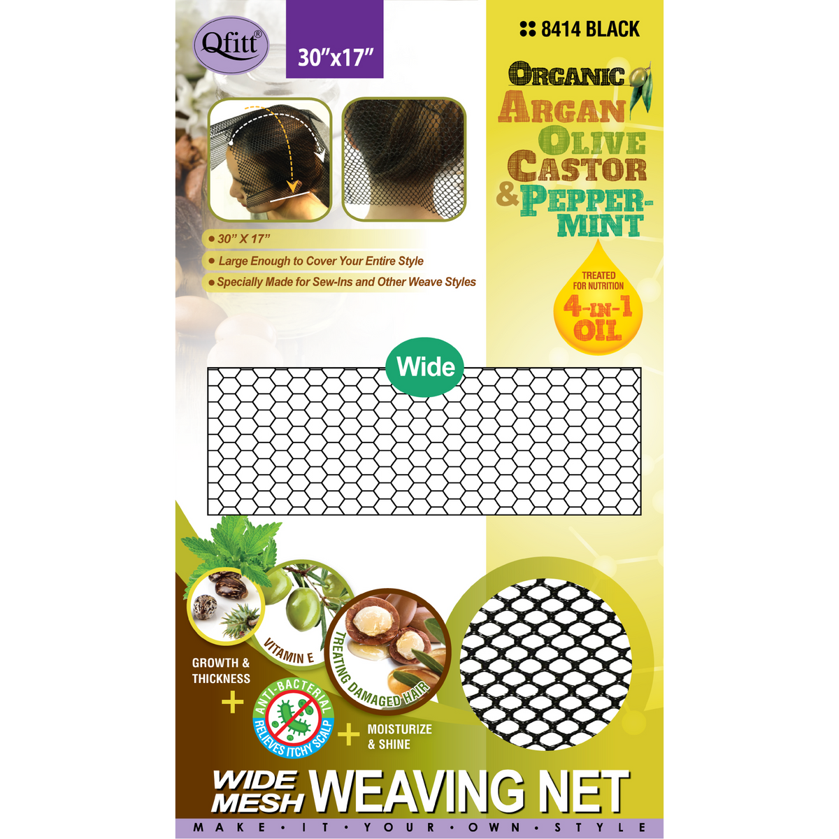 Auto Net Weave ORGANIC MESH WEAVING NETS – Qfitt