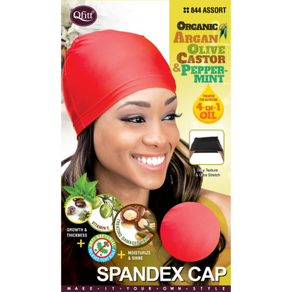 Organic Spandex Cap - 12 pcs set