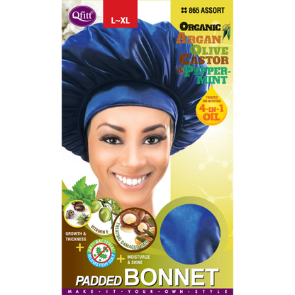 Organic Padded Bonnet - 12 pcs set