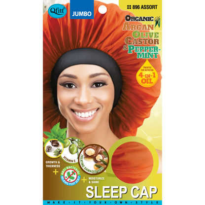 (Jumbo) Organic Sleep Cap - 12 pcs set