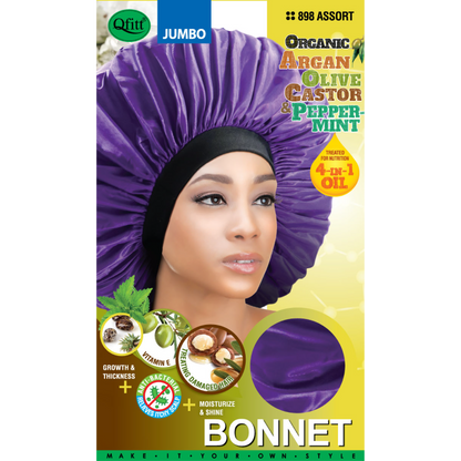 (Jumbo) Organic Bonnet - 12 pcs set