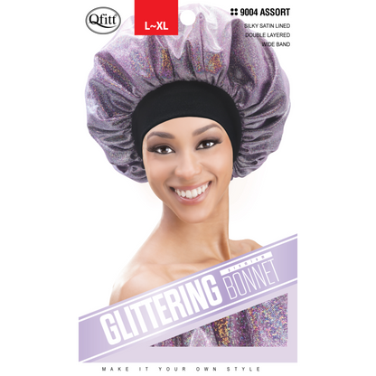 (Large) Glittering Bonnet - 12 pcs set BONNET [ASSORT-12 PIECES SET]