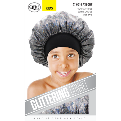 (Kids) Glittering Bonnet - 12 pcs set