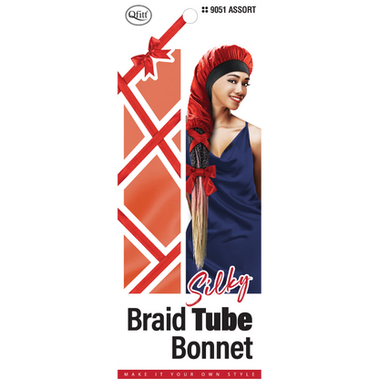 (Braid) Silky Tube Bonnet - 12 pcs set